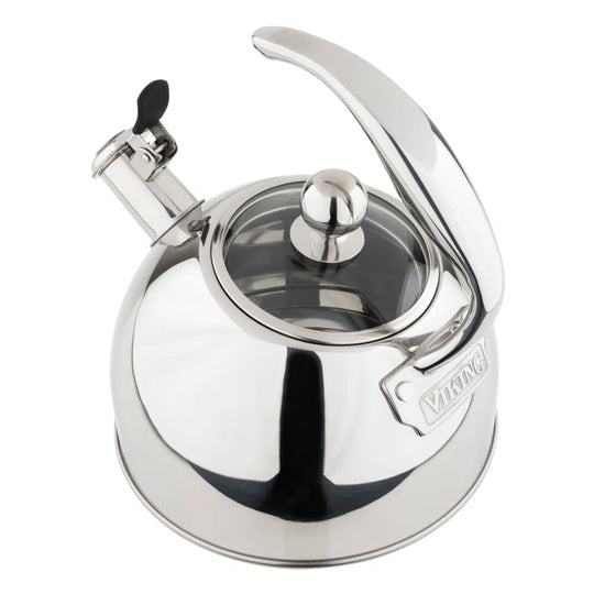 2.6-Quart Stainless Steel Kettle with 3-Ply Base