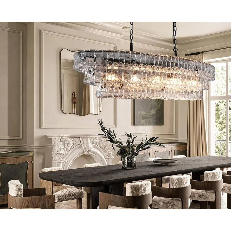 36In-67.4 In. 6-Lights Gold Crystal Drum Chandelier