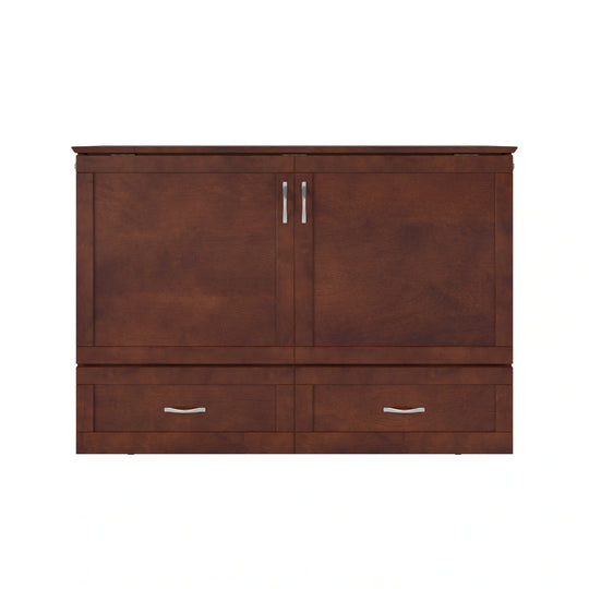 Hamilton Murphy Bed Chest with Mattress and Storage Drawer