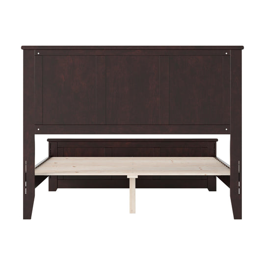 Charlotte Solid Wood Low Profile Platform Bed with Matching Footboard
