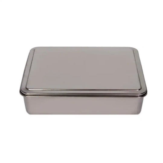 YBM Home Stainless Steel Covered Cake Pan - Silver