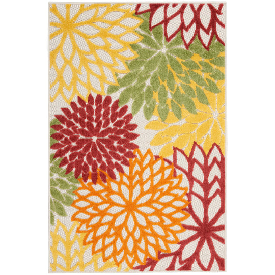 Aloha Floral Modern, Indoor/Outdoor Area Rug