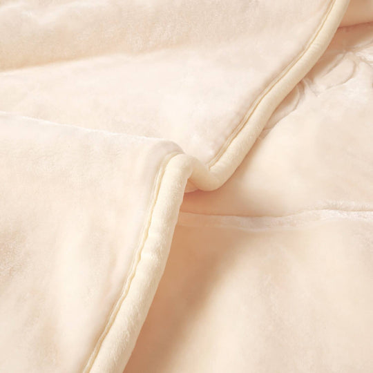 Embossed Floral Bed Blanket 85"X95" - 9Lbs