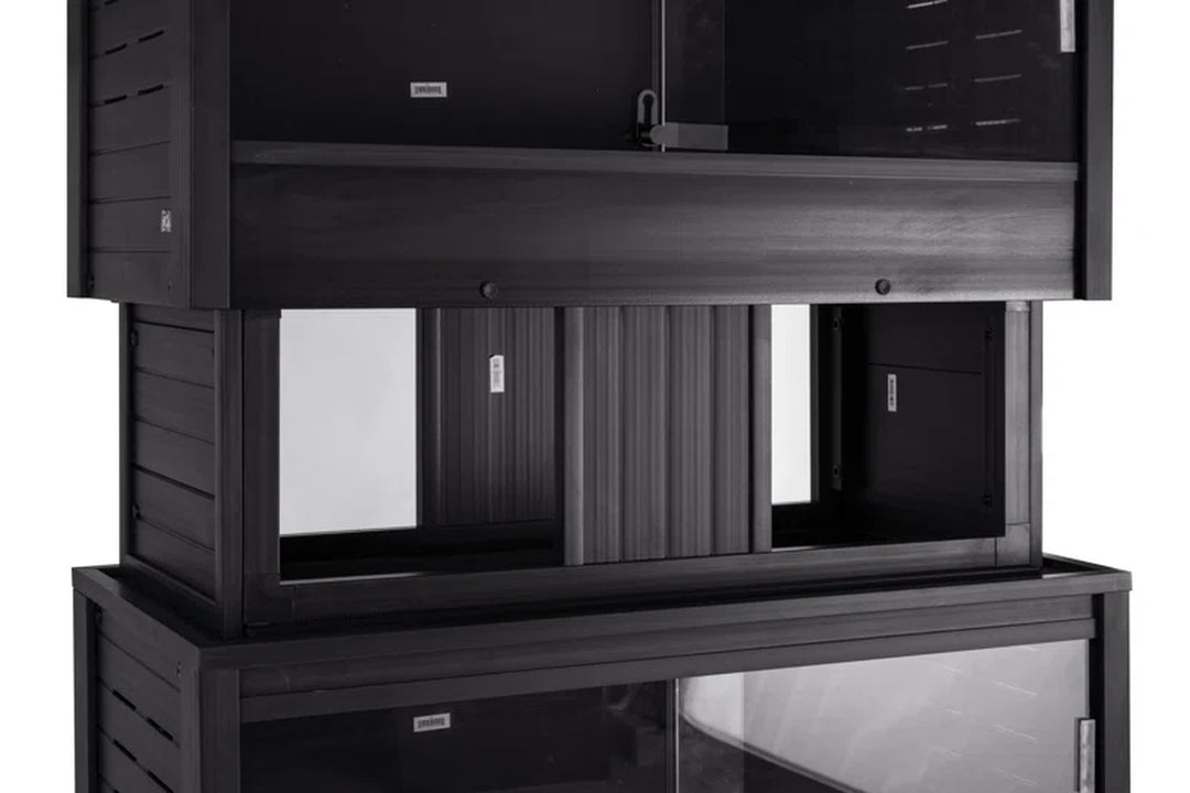 Cannock Medium Reptile Two Terrariums with Cabinet Stand Set