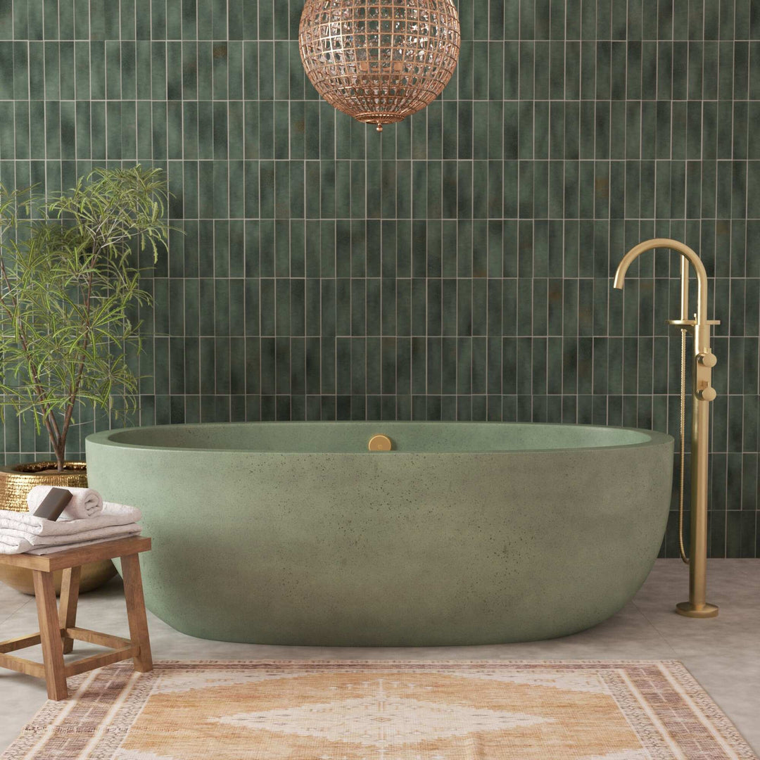 Avalon Nativestone Freestanding Soaking Tub