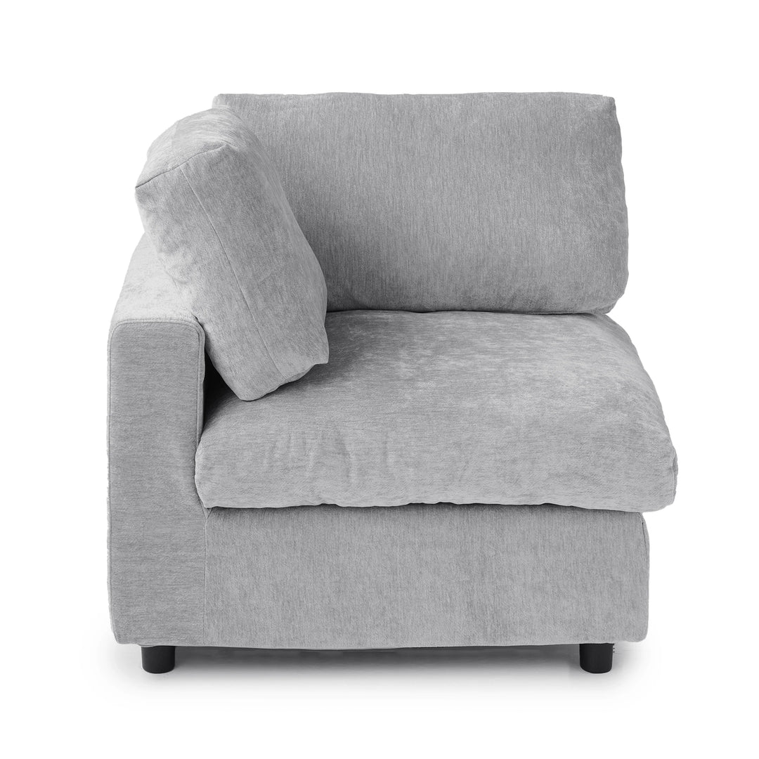 Modern Cloud Sectional Couches for Living Room Set, Chenille U-Shaped Sofa Couch