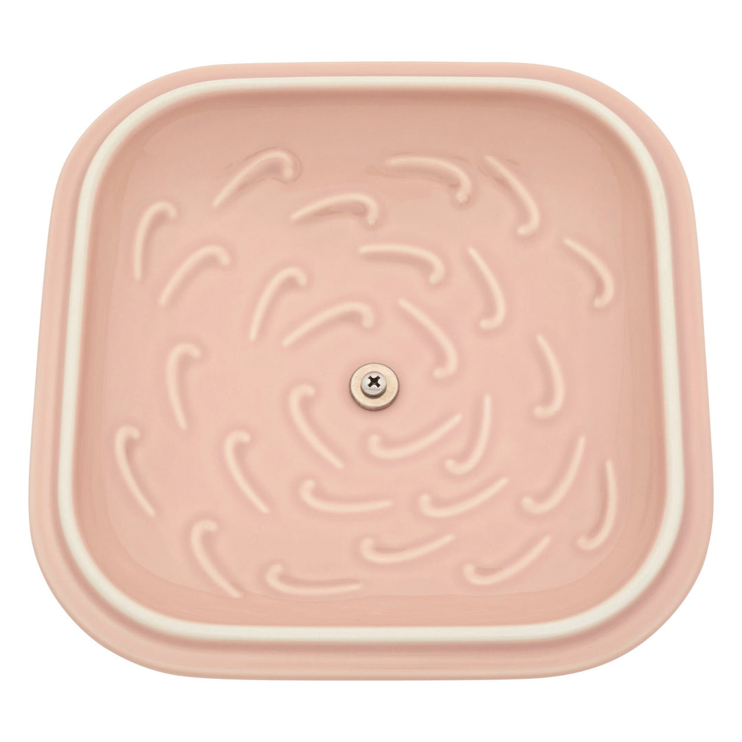 Ceramic 4-Pc Baking Pans Set, Casserole Dish with Lid, Brownie Pan, Pastel