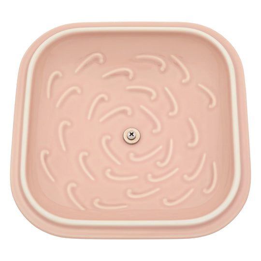 Ceramic 4-Pc Baking Pans Set, Casserole Dish with Lid, Brownie Pan, Pastel