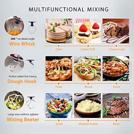 6 Speed 7.5 Qt. Stand Mixer with Mixer Accessory