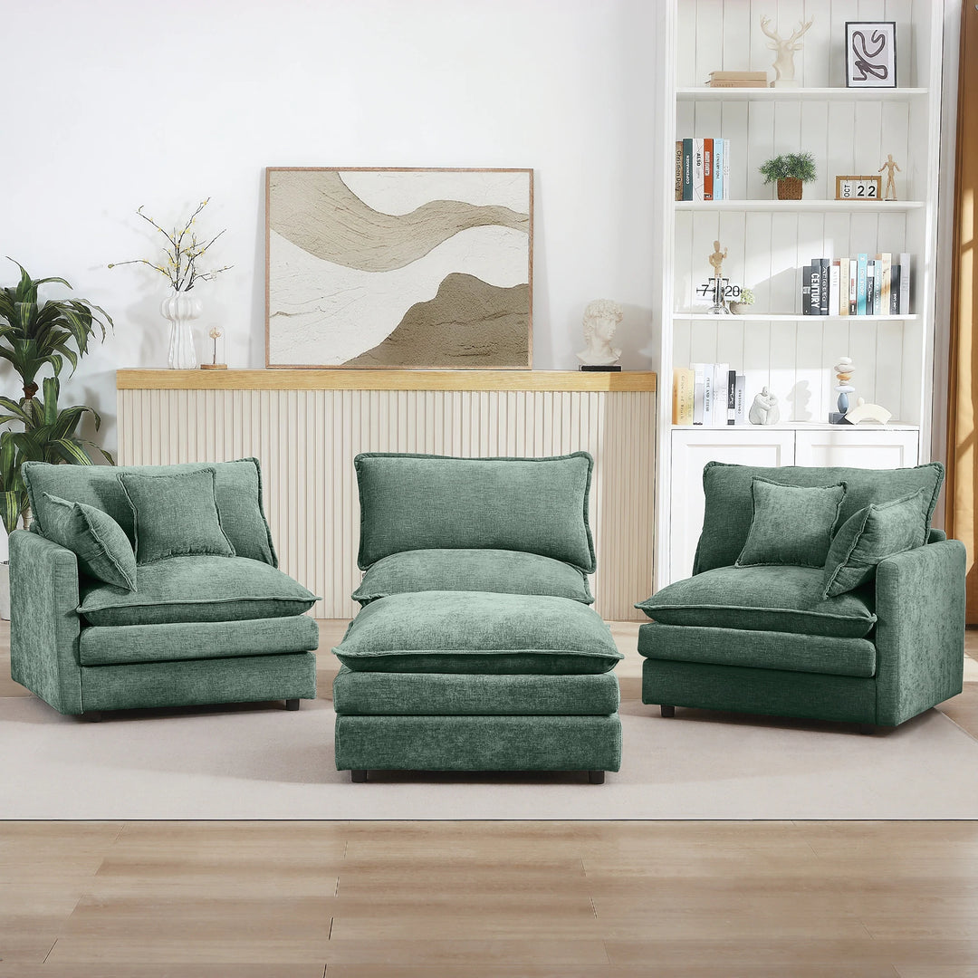 Modular Sectional Sofa, 102 Inch L Shaped Couch Set for Living Room