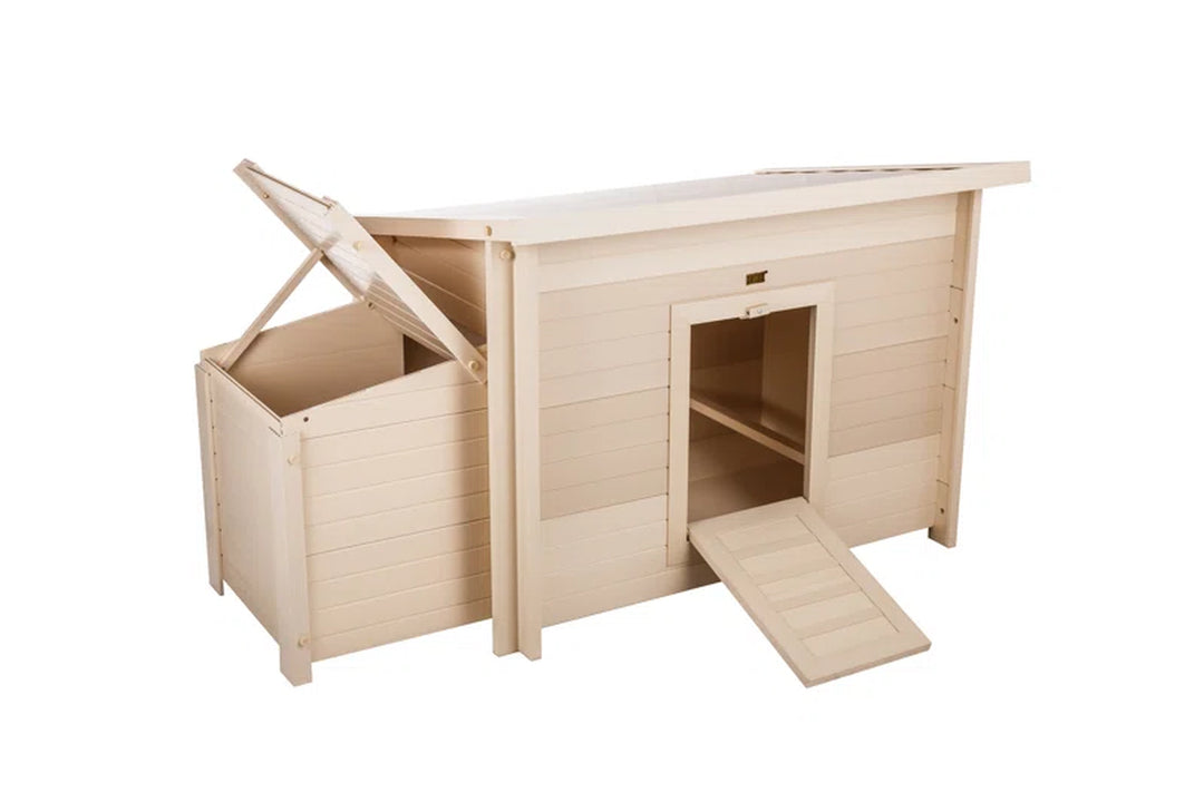 Achilles ECOFLEX Backyard Chicken Coop with Built-In Nesting Box