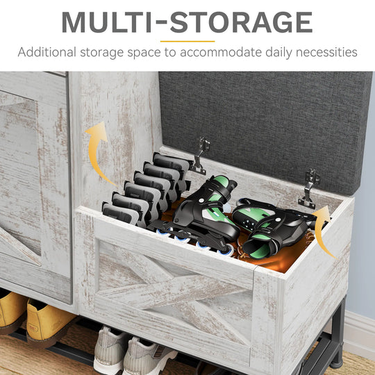 Shoe Storage Cabinet with Drawers Entryway Shoe Storage