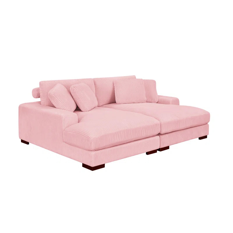 Drinel 90'' Square Arm Sofa