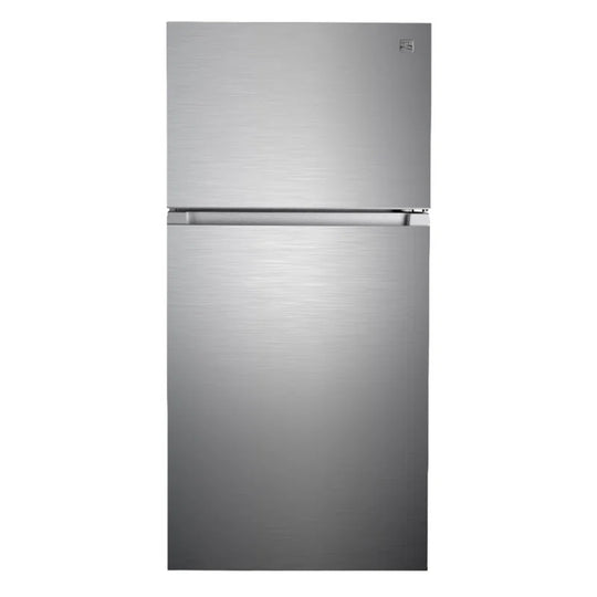 30" 18.2 Cu. Ft. Garage Ready Top Mount Freezer Refrigerator with Pocket Handle