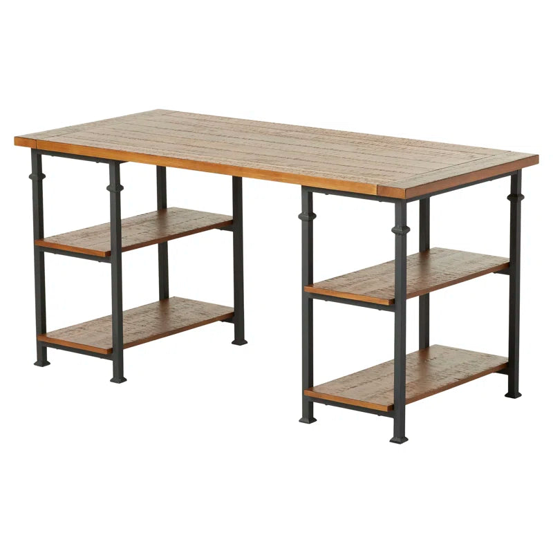 Zona Solid Wood Top Executive Desk