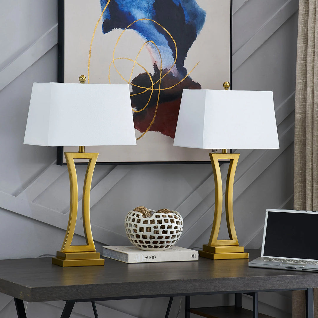 30.75" Bedside Table Lamp Set (Set of 2)