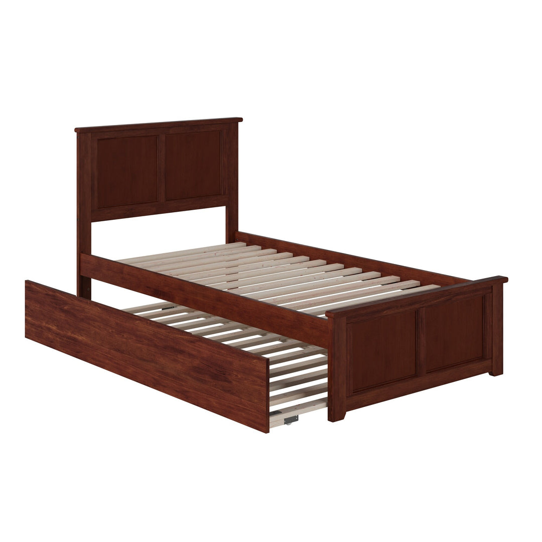 Madison Platform Bed with Matching Footboard & Trundle