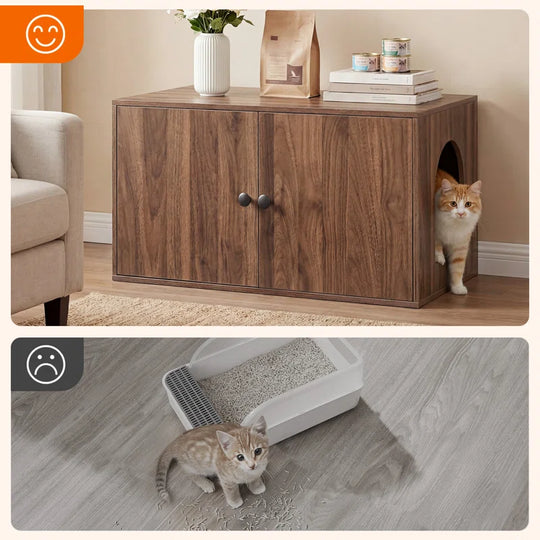 Hidden Litter Box Furniture