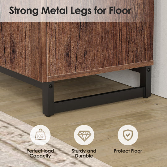 Modern TV Stand for Tvs up to 120 Inches, 4-In-1 Media Console with 6 Drawers and Adjustable Shelves, Entertainment Center
