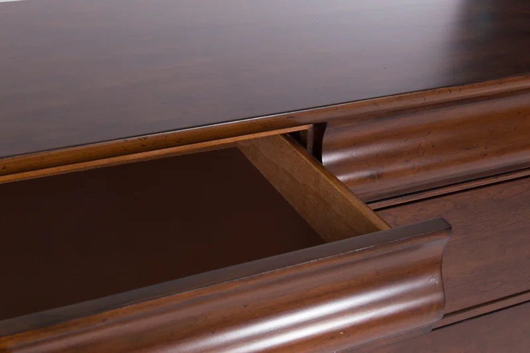 Fye 64" W 8 Drawer Dresser & Mirror Set