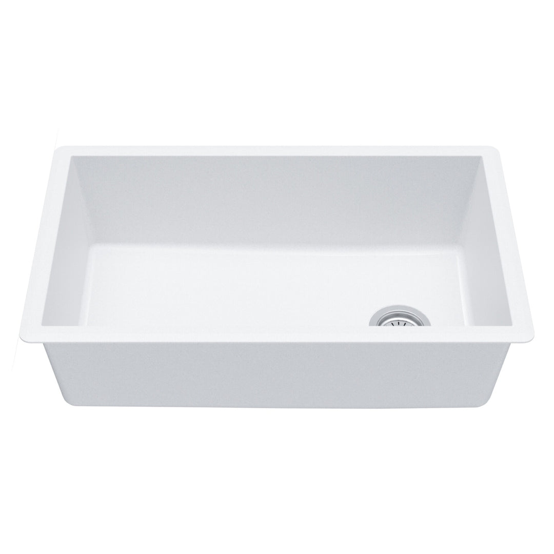 Undermount Quartz Single-Bowl Kitchen Sink