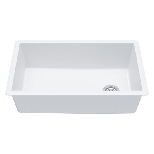 Undermount Quartz Single-Bowl Kitchen Sink