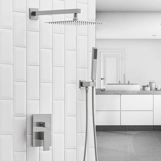 Rain Shower Faucet System Head Oil Rubbed Bronze with 10 Inch
