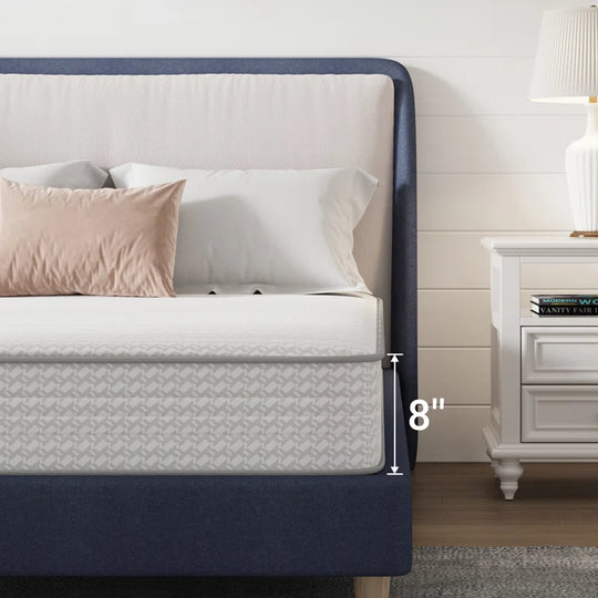 6''/8''/10"/12"/14 Medium Hybrid Mattress – Certipur-Us, OEKO-TEX Certified