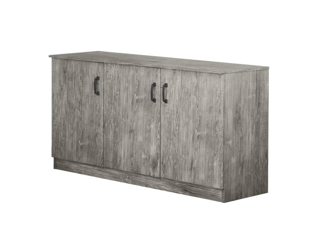 Summy 57.5'' Wide 6 - Shelf Storage Cabinet