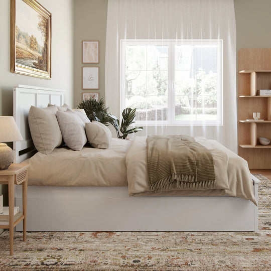 Madison Platform Bed with Matching Footboard & Trundle
