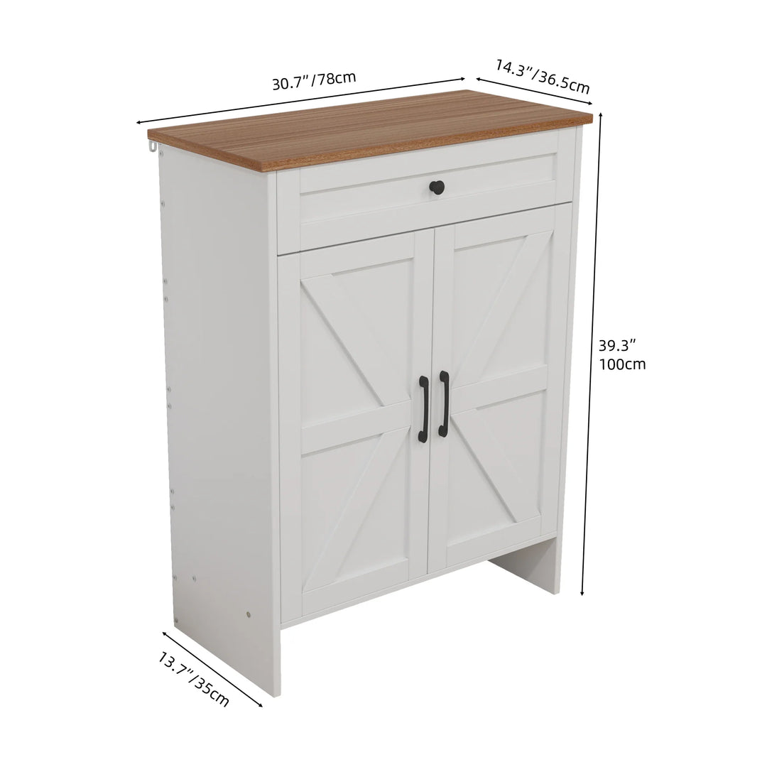Shoe Storage Cabinet with Drawers Entryway Shoe Storage