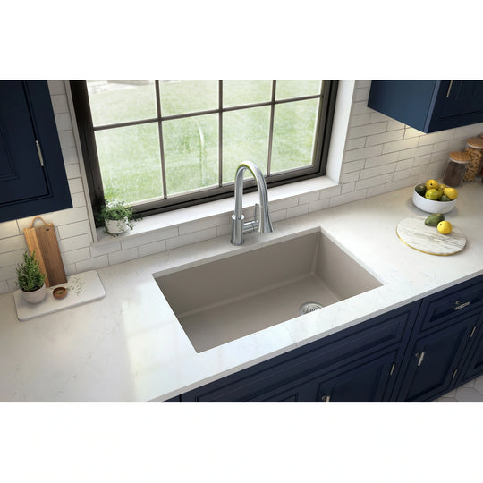 Undermount Quartz Single-Bowl Kitchen Sink