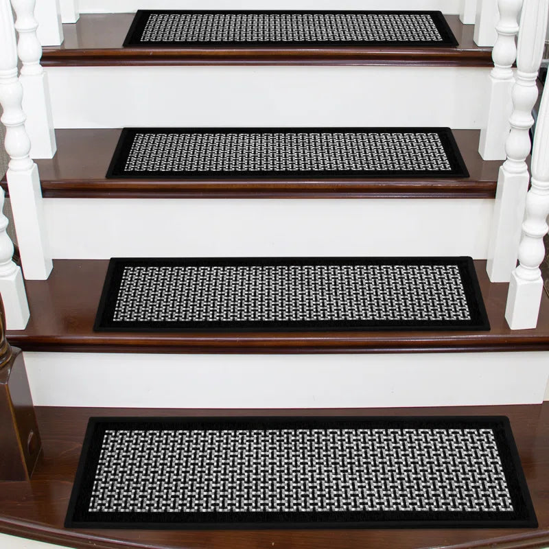 Non-Slip Carpet Stair Treads Indoor Rubber Rugs