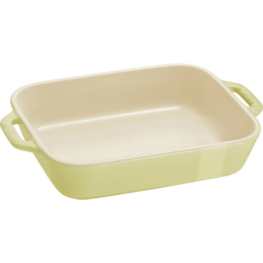 Ceramic 2-Pc Rectangular Baking Dish Set Macaron Pastel