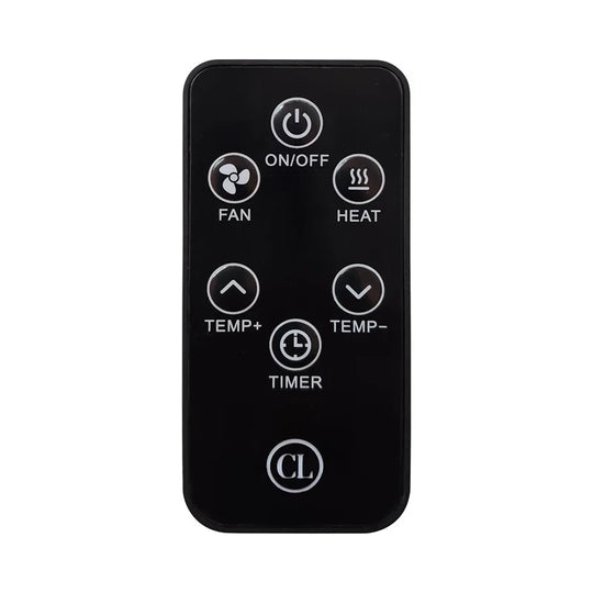 Infrared Portable Rolling Space Heater with Remote Control, Driftwood Grain Finish
