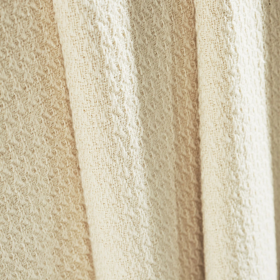 Waffle Weave Honeycomb Knit Soft Cotton Blanket