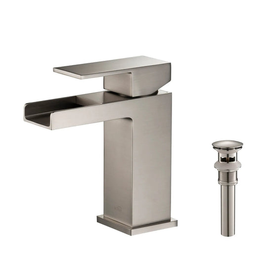 Waterfall Single Handle Bathroom Faucet