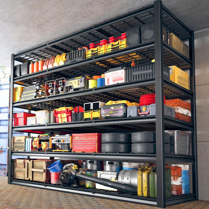 3500 LBS Heavy Duty Metal Storage Shelves, Steel Shelving Unit for Garage