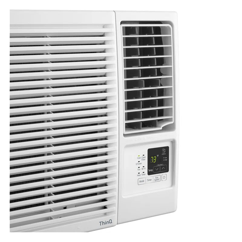 115-Volt Window Air Conditioner with Cool, Heat and Wi-Fi Control in White
