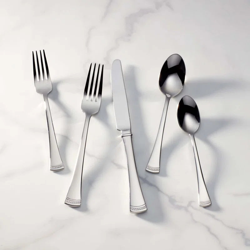 Portola 65-Piece Flatware & Serving Set, Service for 12