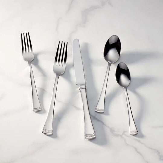 Portola 65-Piece Flatware & Serving Set, Service for 12