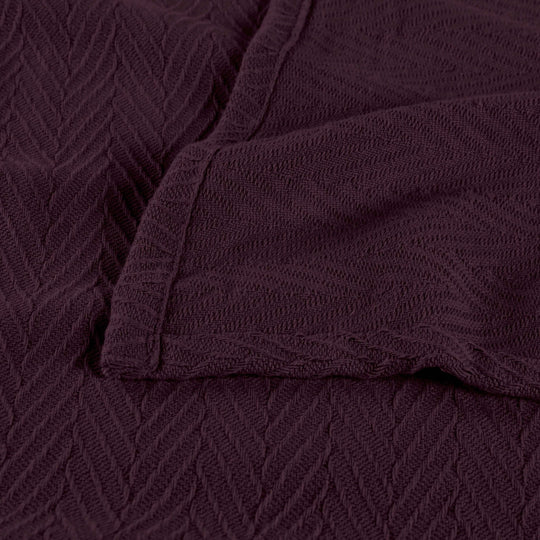 Metro Zig-Zag Chevron All-Season Bedding Cotton Blanket