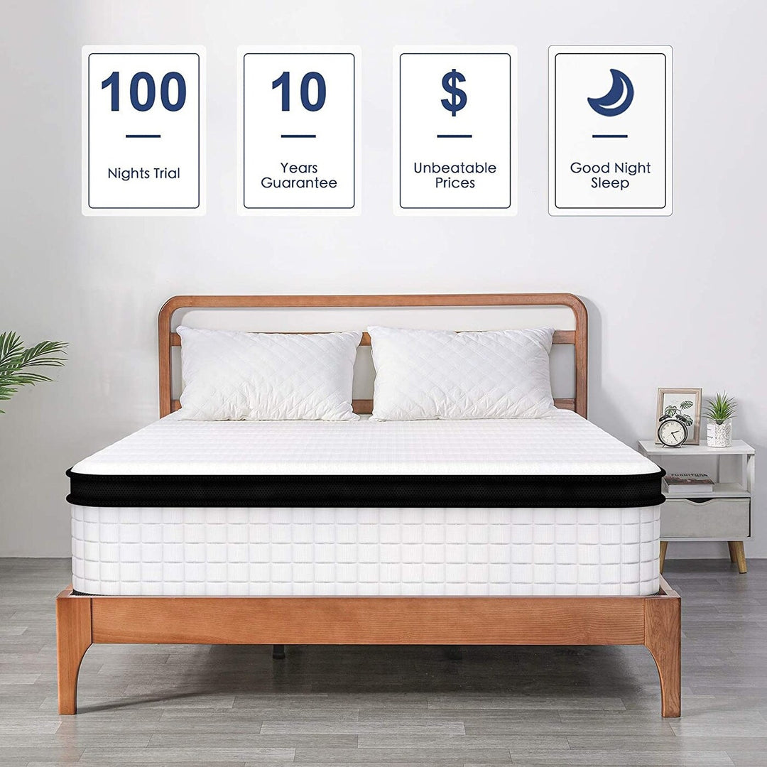 Comfort Support Innerspring Hybird Mattress in a Box, Multiple Sizes