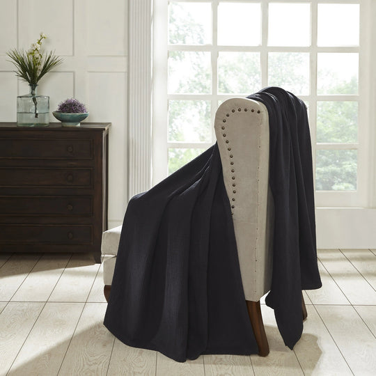 Waffle Weave Honeycomb Knit Soft Cotton Blanket
