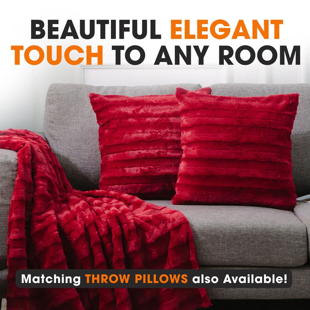 40 X 50 Ultra Soft Faux Fur Throw Blanket
