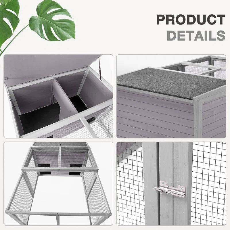 Garvin 11 Square Feet Chicken Run for up to 3 Chickens