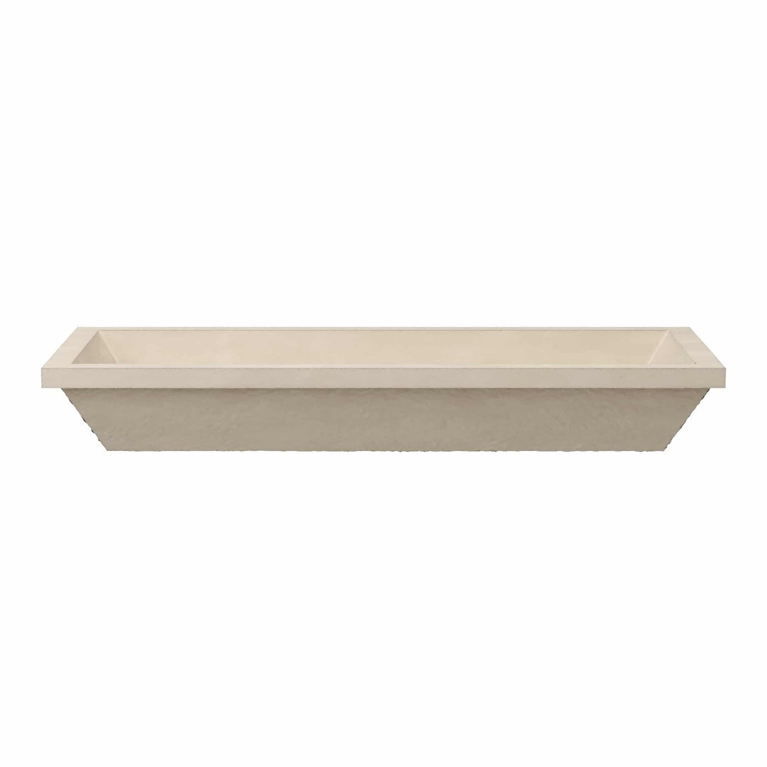 Arcata Nativestone Concrete Undermount Trough Bathroom Sink