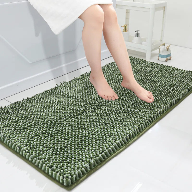 Radhika Chenille Non-Slip Bath Rug