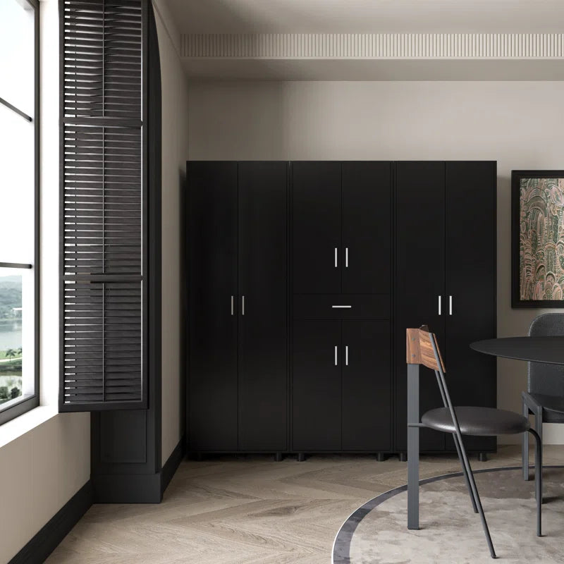 3 Pieces Garage Storage Cabinet System Set