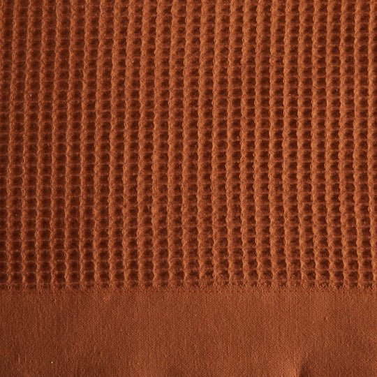 Luxurious 100% Cotton Soft Waffle Weave Knit Blanket